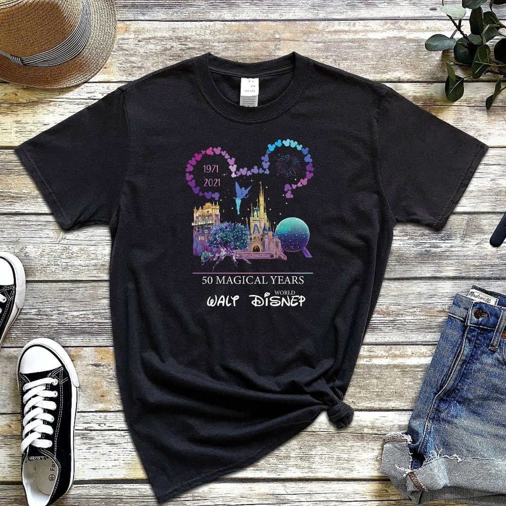 Walt Disney World 50th Anniversary Shirt, Disney Vacation Shirt